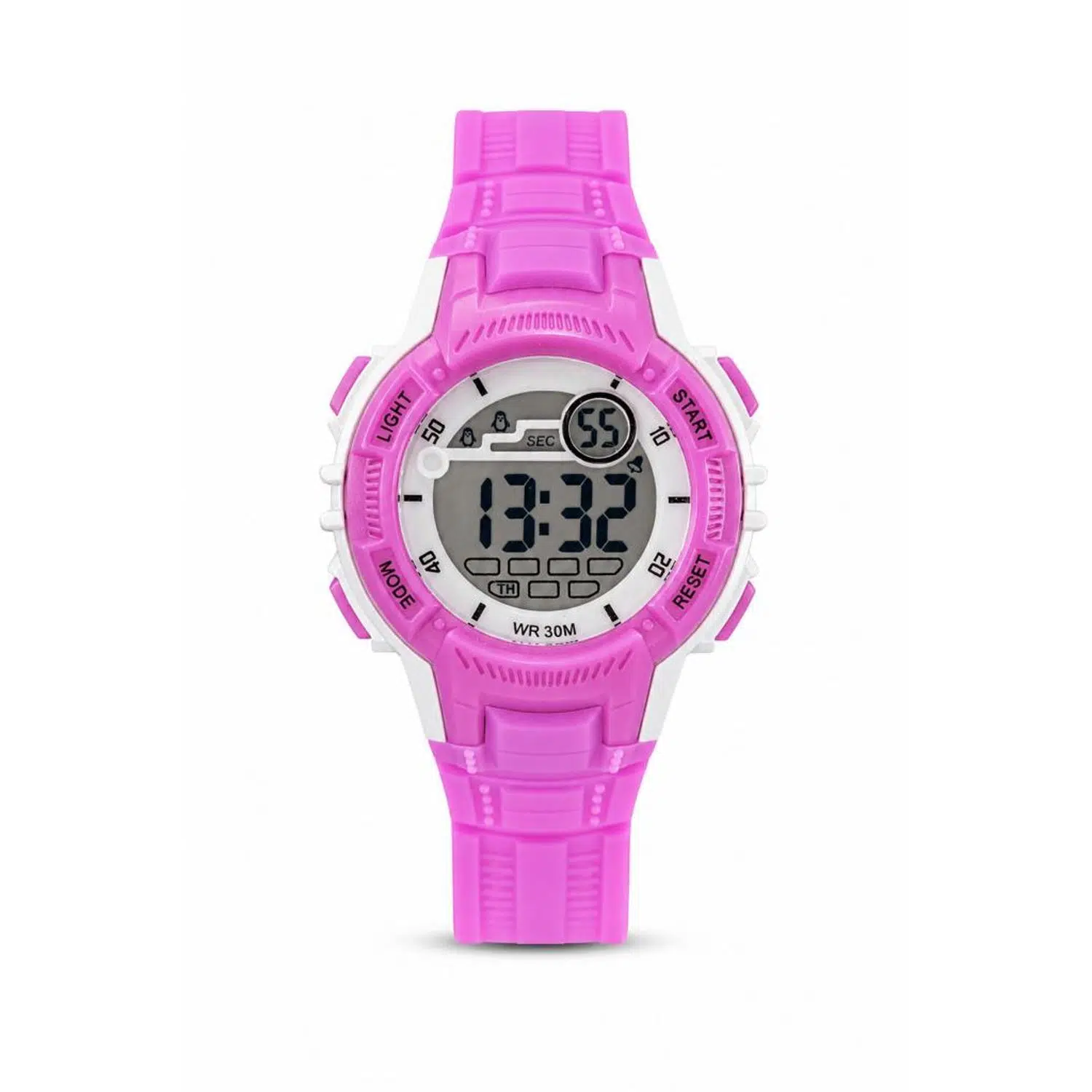Kız Çocuk Pembe Dijital Işıklı Spor Kol Saati ST-304434