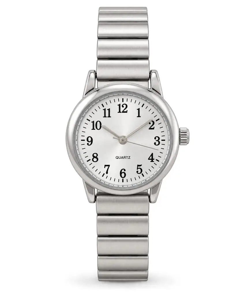 Gümüş Renk Metal Kordon Analog Kadın Kol Saati ST-304464